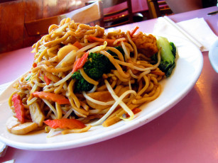 Картинка еда макаронные+блюда китайская кухня лапша