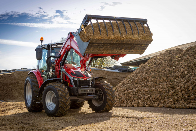 Обои картинки фото техника, фронтальные погрузчики, massey, ferguson