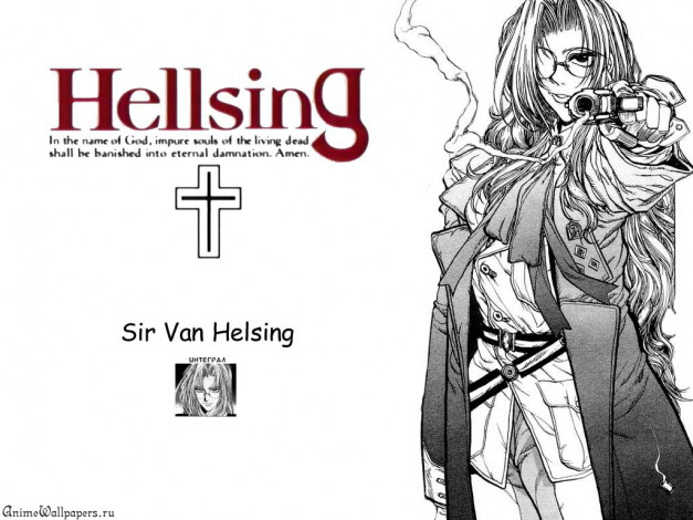 Обои картинки фото hellsing, аниме