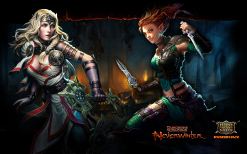 Картинка dungeons dragons neverwinter видео игры девушки доспехи оружие