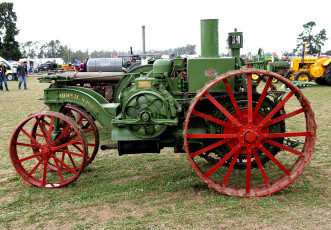 Картинка i+h+mogal+8-16+1916 техника тракторы трактор колёсный паровой