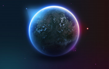 Картинка космос земля space world earth звезды stars планета
