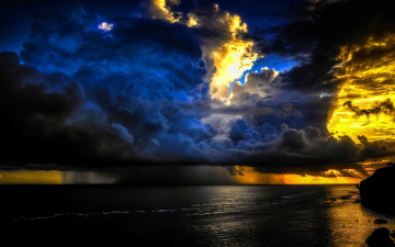 Картинка природа стихия гроза небо облака смерч тайфун торнадо