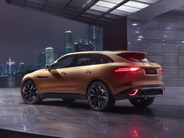 Обои картинки фото jaguar c-x17 concept 2016, автомобили, jaguar, crossover, 2016, concept, c-x17