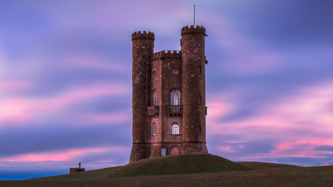 Обои картинки фото broadway tower, города, замки англии, замок, башня