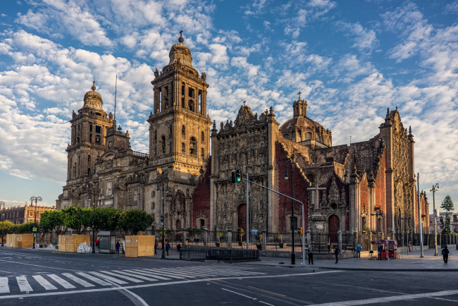 Обои картинки фото catedral metropolitana,  mexico city, города, мехико , мексика, собор