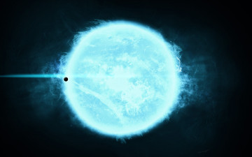 Картинка космос арт планета энергия звезда vega