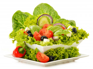 Картинка еда салаты +закуски лук перец помидоры овощи салат