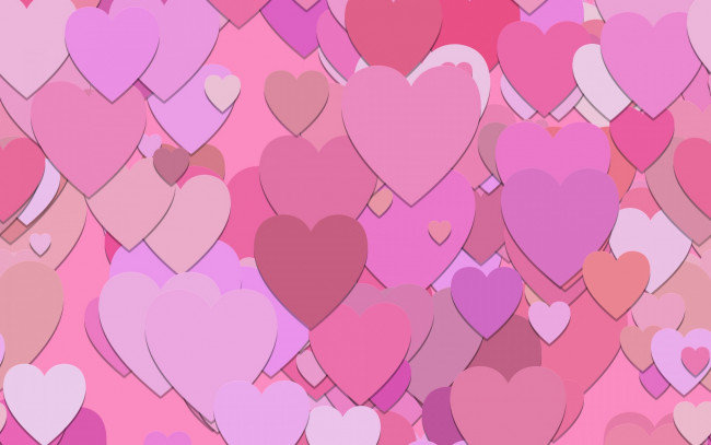 Обои картинки фото векторная графика, сердечки , hearts, сердечки, обои, background, pattern, pink, текстура