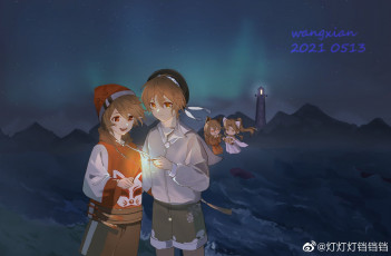 Картинка аниме mo+dao+zu+shi мальчики маяк