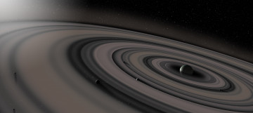 Картинка космос сатурн пространство астероиды кольца газовый гигант планета пояс спутники звёзды