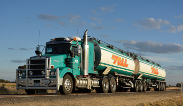 Картинка kenworth+tankers автомобили kenworth тягач седельный грузовик тяжелый
