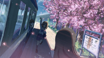 Картинка hana-saku+iroha аниме фон взгляд девушки
