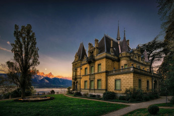 Картинка города замки+швейцарии hunegg castle switzerland