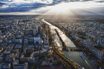 Картинка paris города париж+ франция панорама