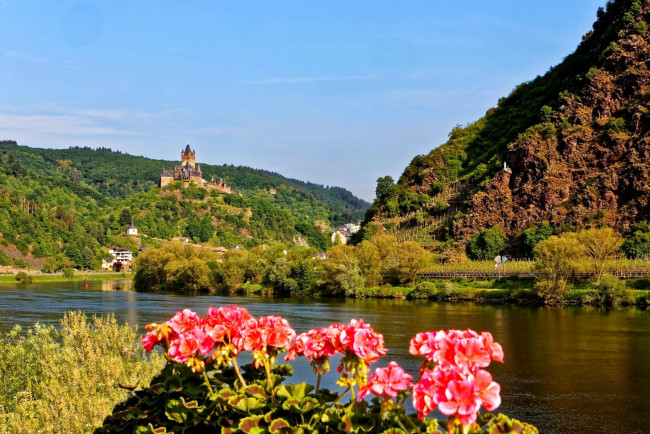 Обои картинки фото города, кохем , германия, cochem, castle