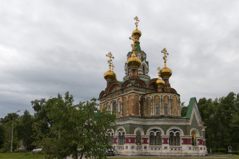 Картинка Чапаевск +храм+сергия+радонежского города -+православные+церкви +монастыри церковь здание город храм