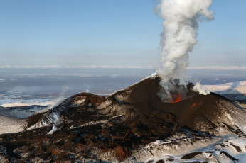 Картинка природа стихия горы вулкан