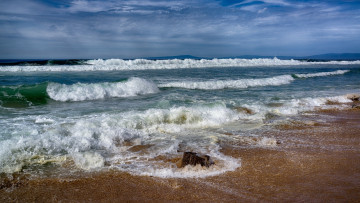 Картинка природа побережье волны море