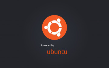 обоя компьютеры, ubuntu linux, фон, логотип