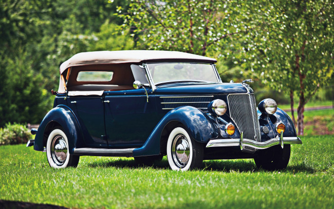 Обои картинки фото ford v8 deluxe phaeton 1936, автомобили, классика, ретро, форд, фаэтон