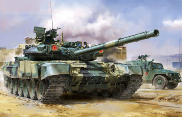 Картинка техника военная+техника jason вс россии t-90 t-90a tiger gaz 233014