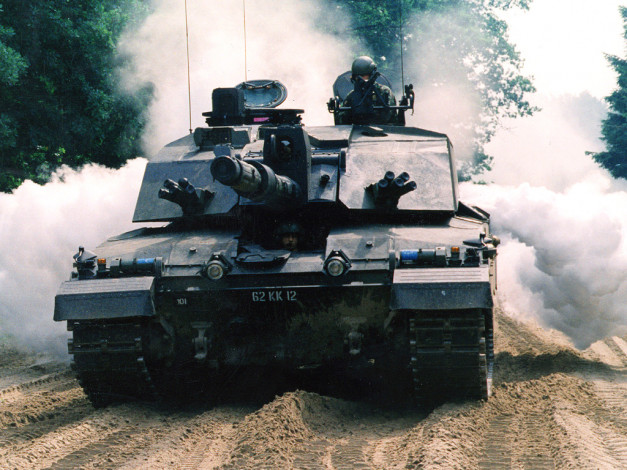 Обои картинки фото основной, танк, challenger, ii, техника, военная