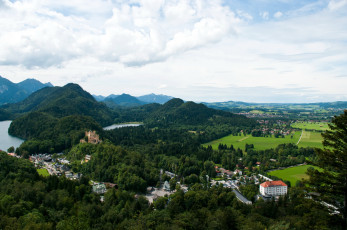 Картинка fussen bavaria германия города пейзажи панорама дома пейзаж