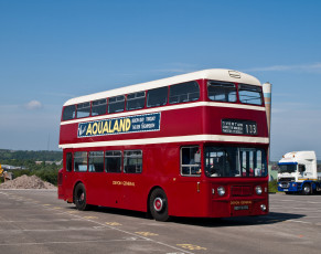 Картинка 1968+leyland+atlanteanmetro+cammell+devon+general+537 автомобили автобусы общественный транспорт автобус