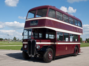 Картинка 1951+aec+regent+lllroe+doncaster+122 автомобили автобусы общественный транспорт автобус