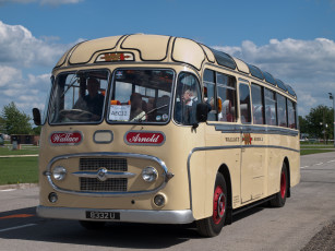 Картинка 1958+aec+relianceplaxton+wallace+arnold автомобили автобусы общественный транспорт автобус