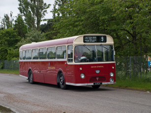 Картинка 1964+aec+reliancemarshall+devon+general+9 автомобили автобусы общественный транспорт автобус