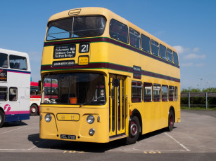 Картинка 1964+leyland+atlanteanweymann+bournmouth+170 автомобили автобусы общественный транспорт автобус