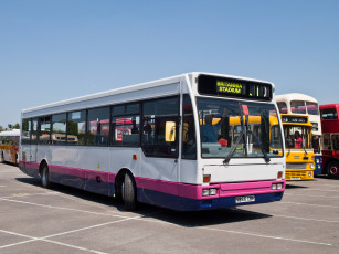 Картинка 1995+dennis+lanceplaxton+ex+first+potteries+60100 автомобили автобусы общественный транспорт автобус