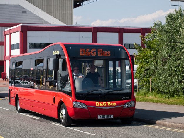 Обои картинки фото optare solo m960 d&g buses105, автомобили, автобусы, общественный, транспорт, автобус