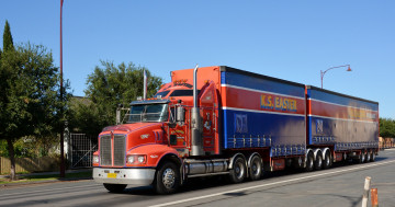 Картинка t408+kenworth автомобили kenworth тягач седельный грузовик тяжелый