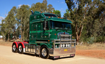 Картинка bigcab+kenworth автомобили kenworth тягач седельный тяжелый грузовик