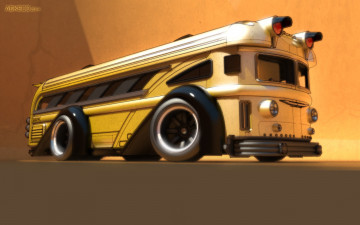 Картинка автомобили рисованные bus