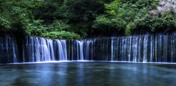 Картинка природа водопады камни rocks waterfall водопад вода река river поток water stream