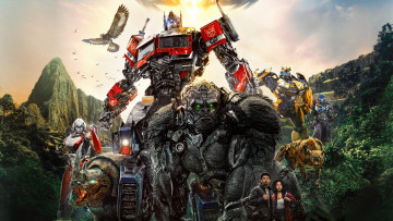 обоя transformers,  rise of the beasts ,  2023 , кино фильмы,  rise of the beasts, трансформеры, восхождение, звероботов, боевик, фантастика, новинки, кино