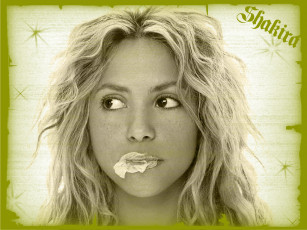 обоя музыка, shakira