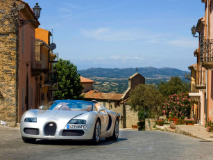 Картинка bugatti veyron 16 grand sport автомобили