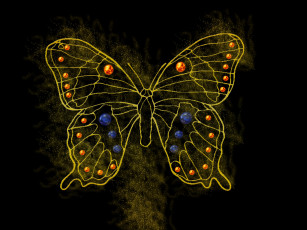 Картинка рисованные животные бабочка