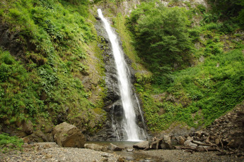 Картинка природа водопады горы камни