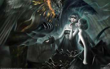 Картинка sida chen фэнтези красавицы чудовища призрак девушки