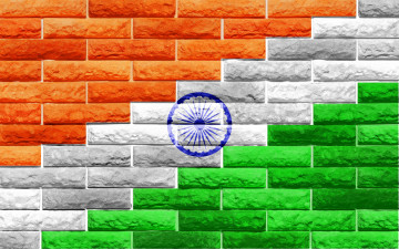 Картинка разное текстуры флаг кирпичи индия цвета