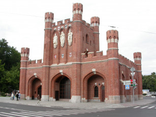 обоя королевские ворота, города, - исторические,  архитектурные памятники, королевские, калининград, ворота