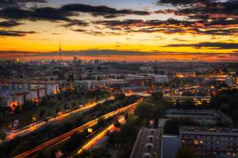 Картинка berlin города берлин+ германия панорама