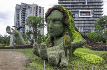 Картинка разное садовые+и+парковые+скульптуры скульптура красота клумба парк озеленение