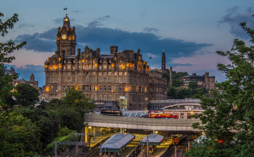 Картинка edinburgh +scotland города эдинбург+ шотландия панорама